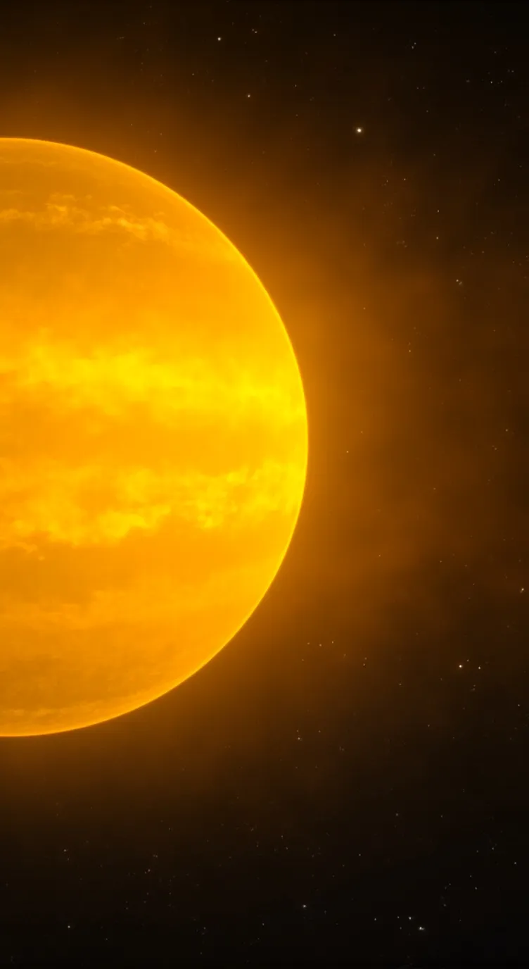 ai character: the sun background