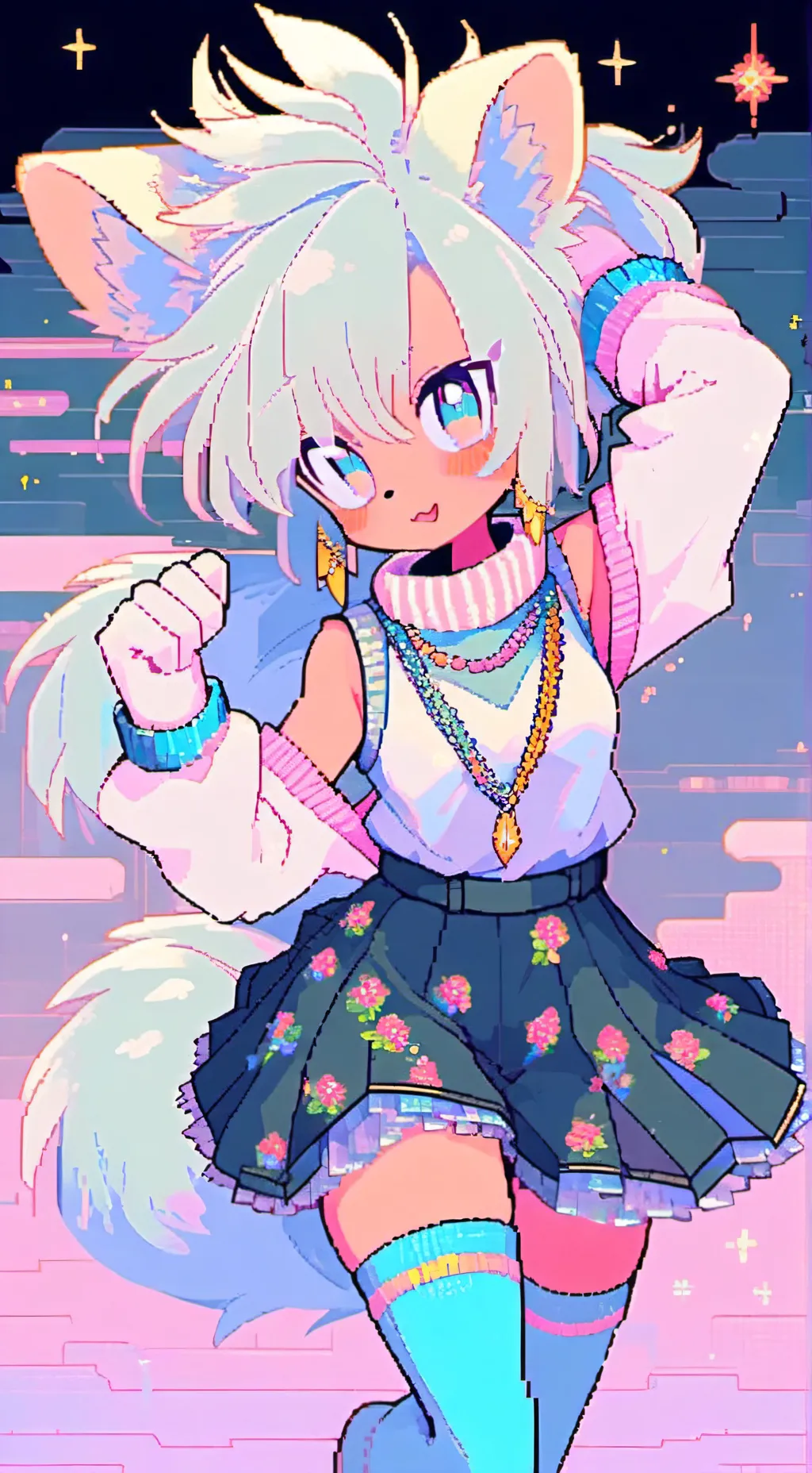 ai character: Blizzard background