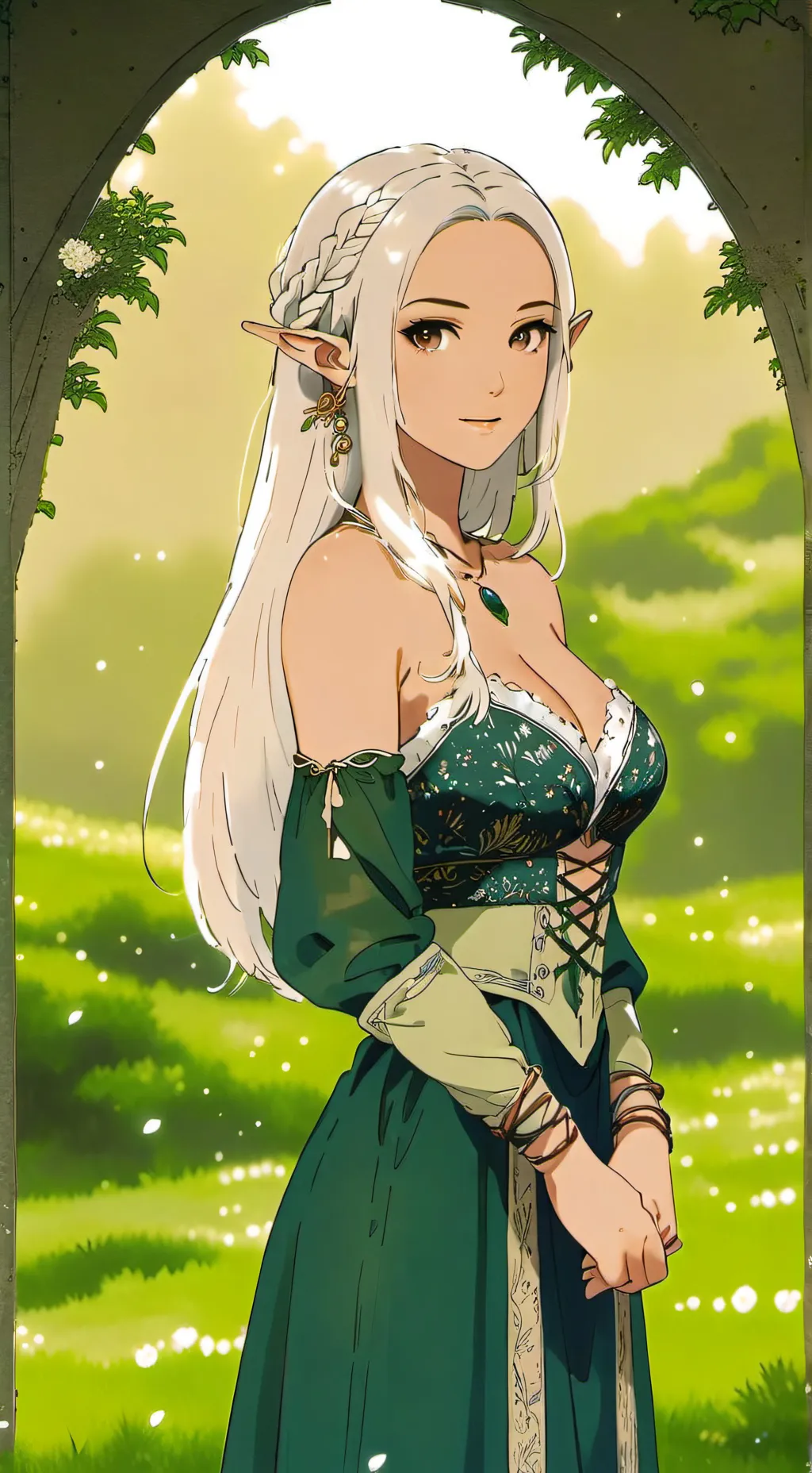 ai character: Элеонора  background