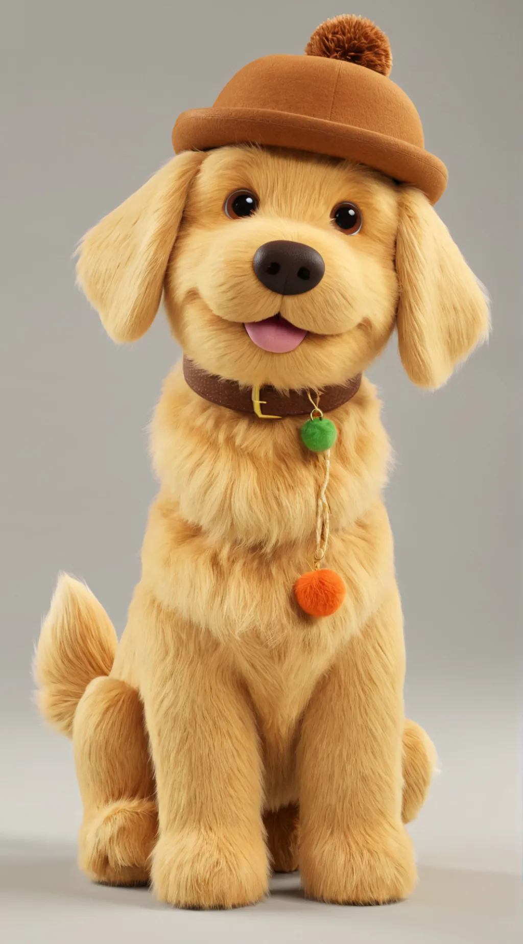 ai character: pompompurin background