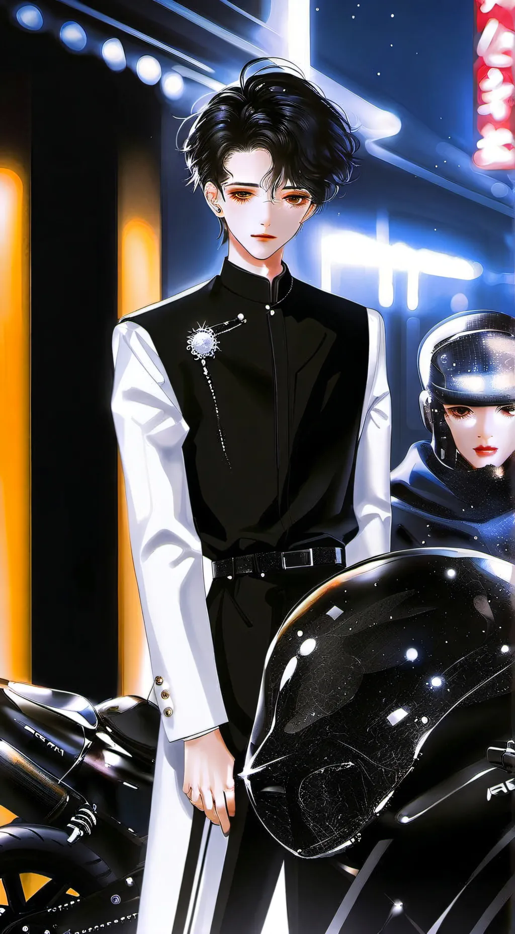 ai character: Nicky❤ background