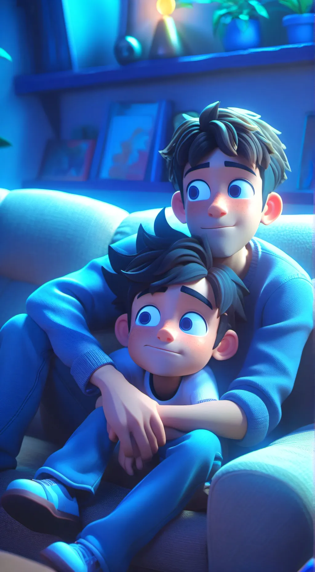 ai character: Clukr x Garnold background