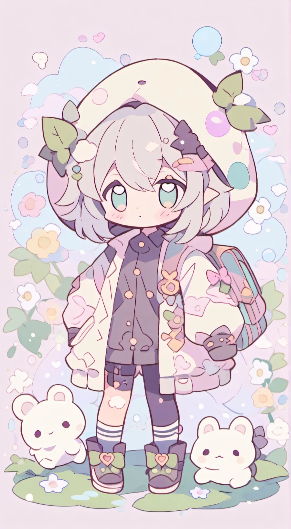 ai character: mha kiss  background