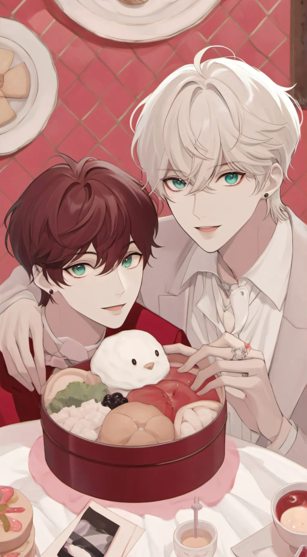 ai character: no mine food background