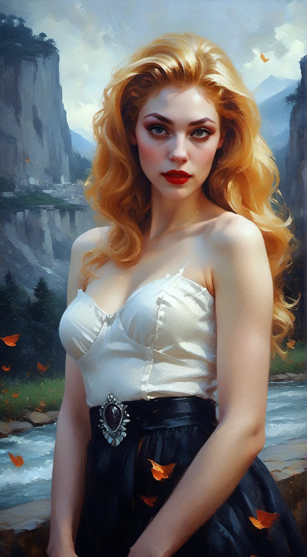 ai character: Selena🫠💟 background