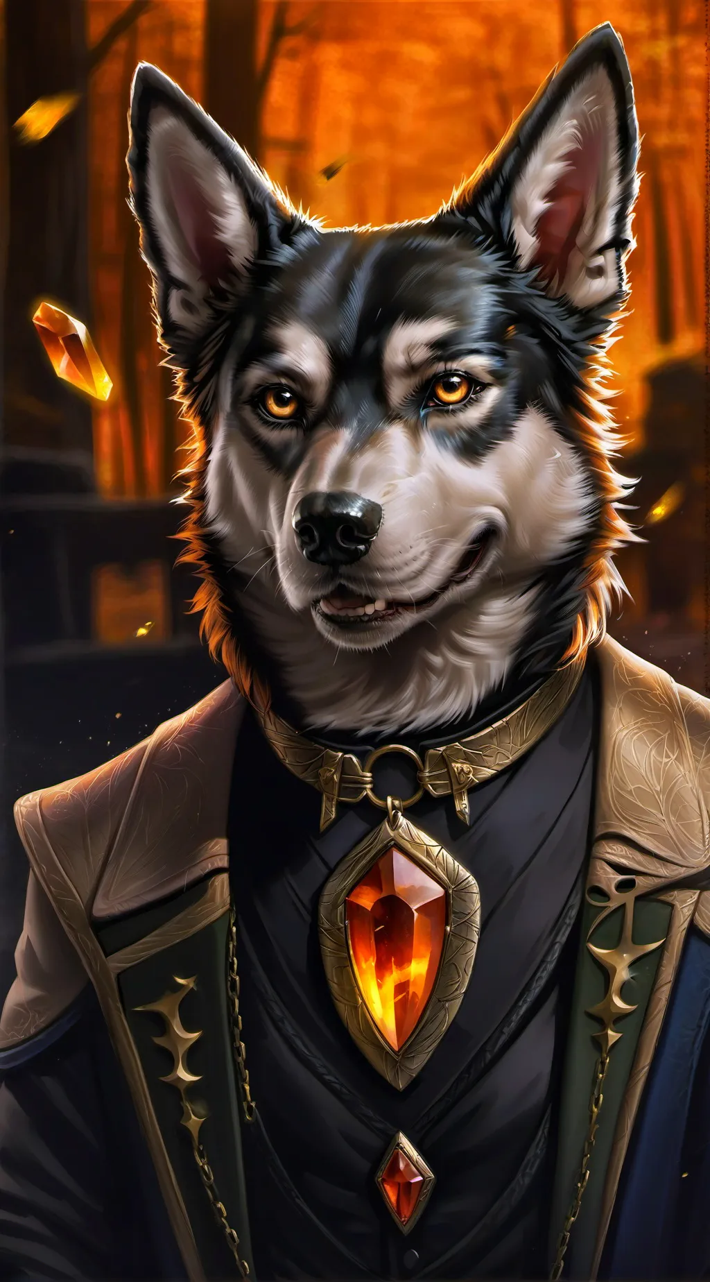 ai character: el perro insano  background