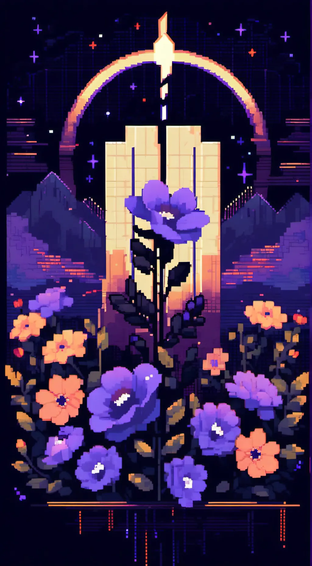 ai character: DANDYS WORLD AU background