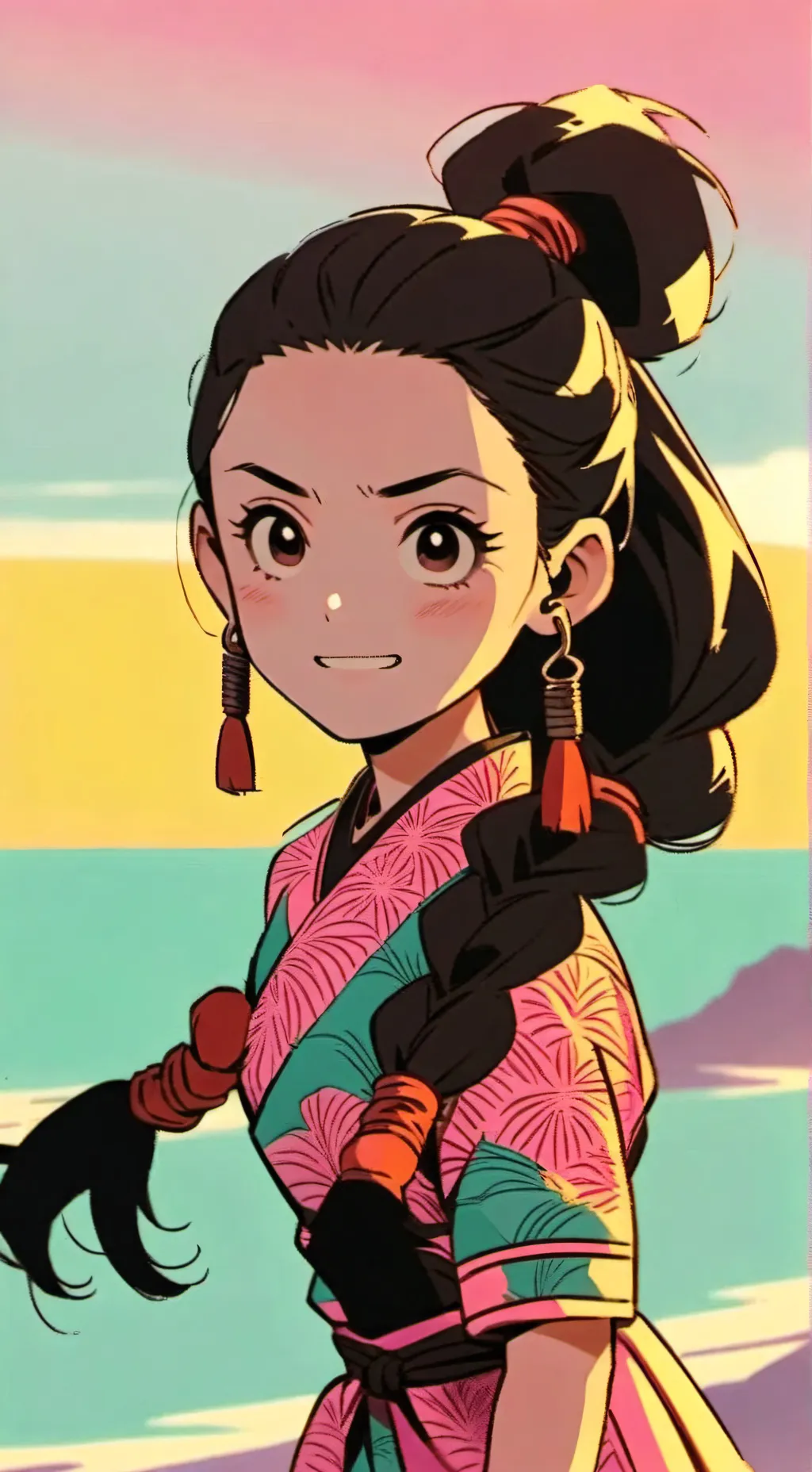 ai character: zenitsu x nezuko 💗 background