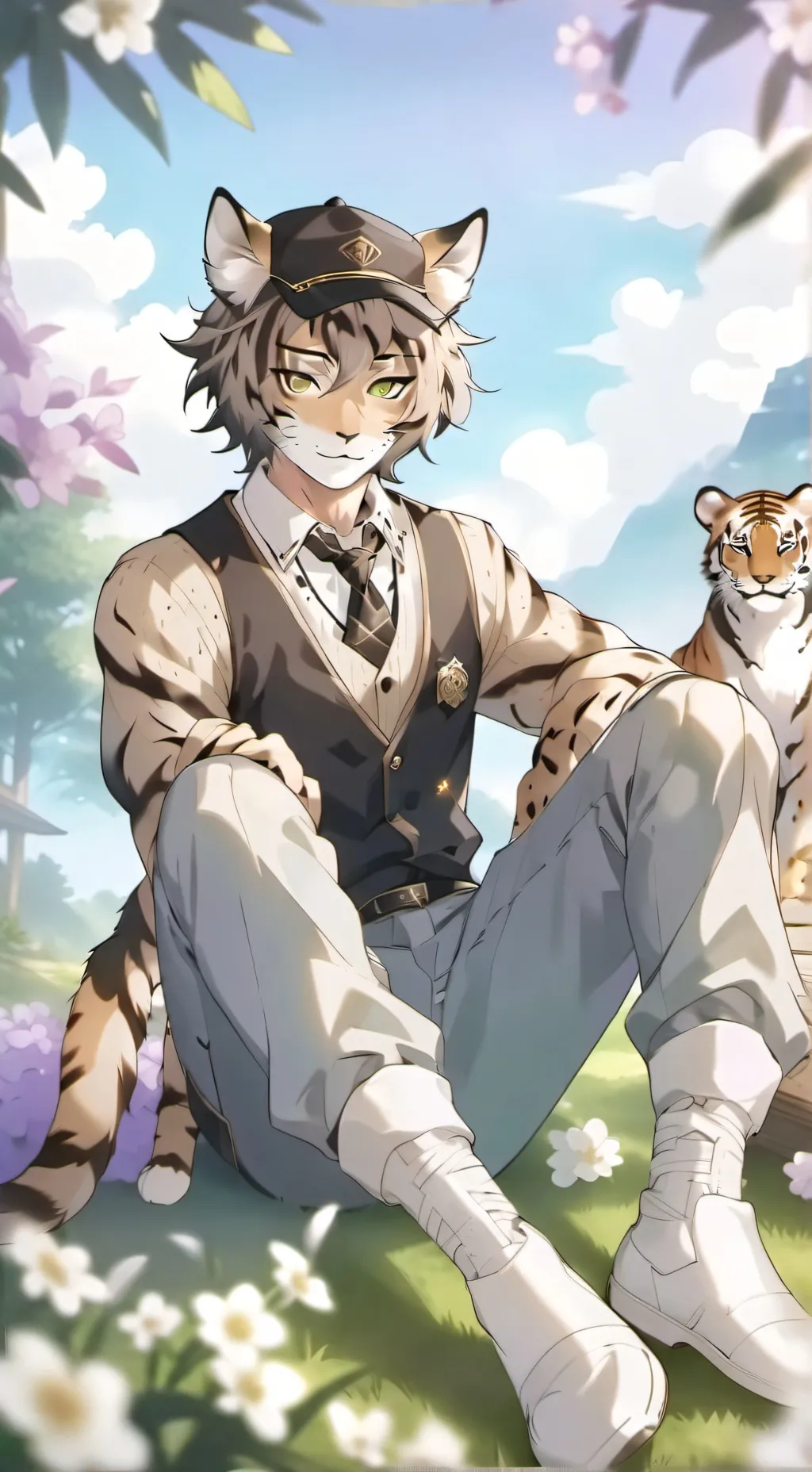 ai character: sabastian  background