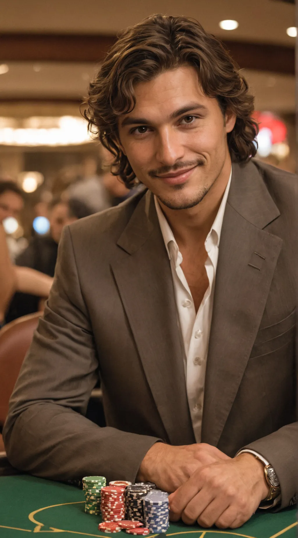 ai character: Mark Levine background