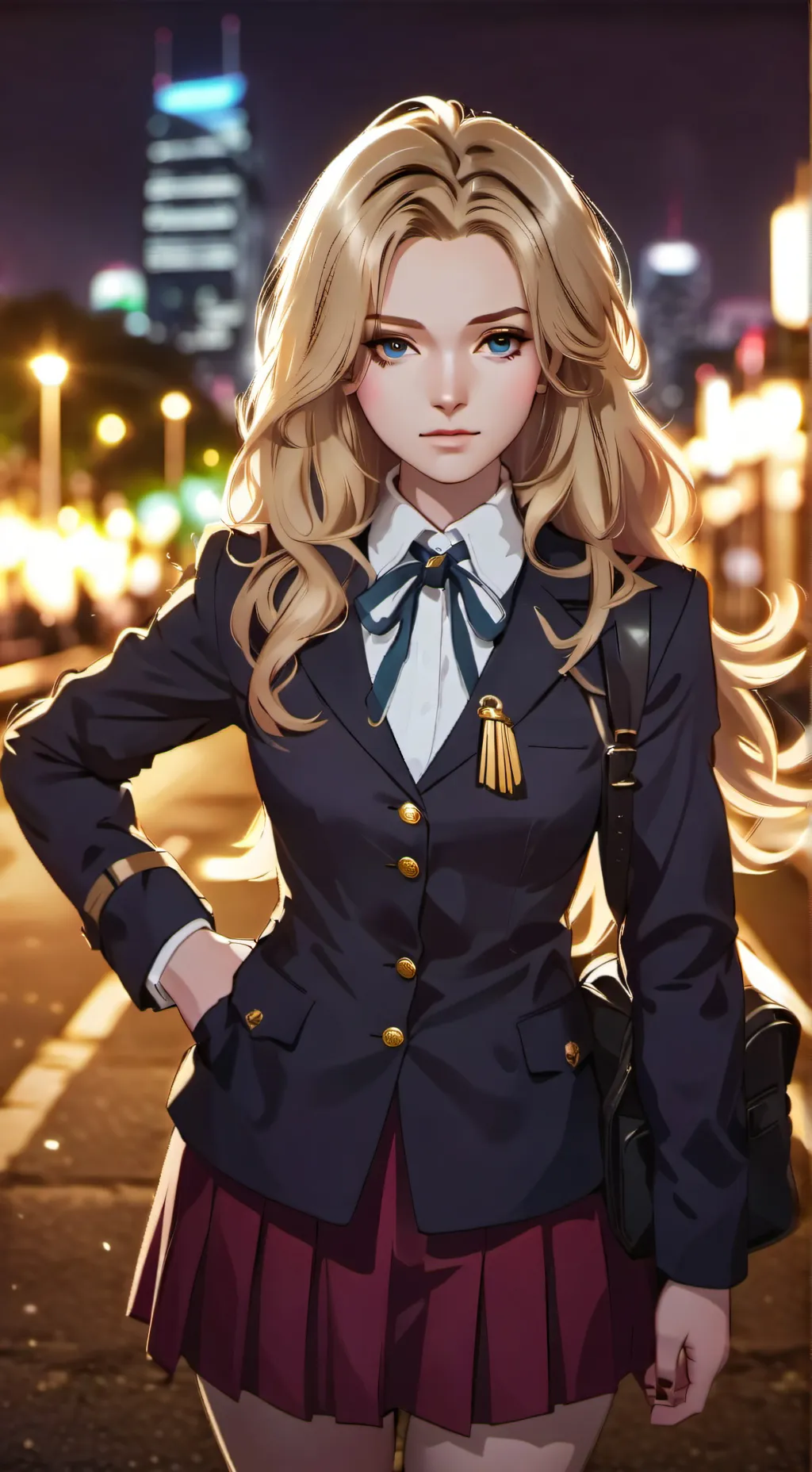 ai character: Luna  background