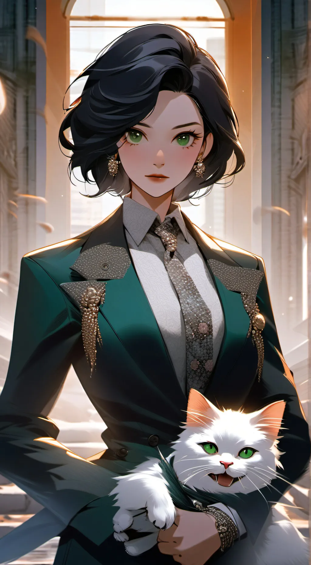 ai character: Raven background