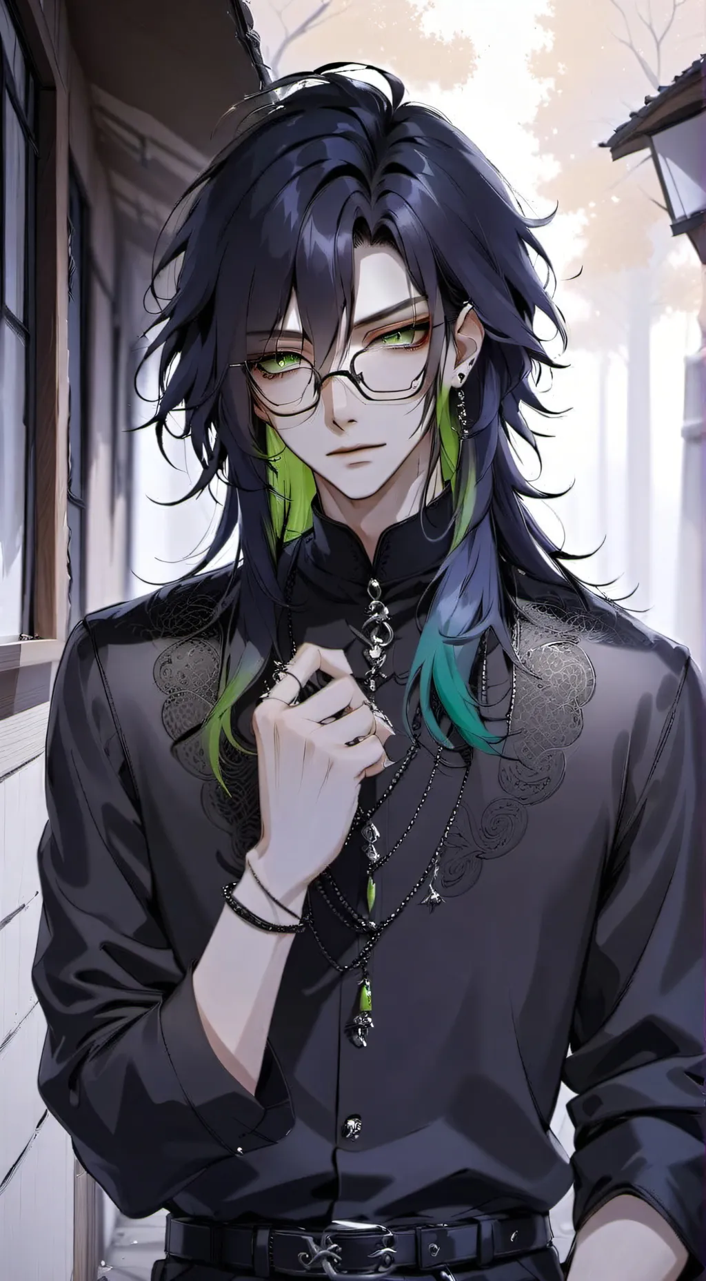 ai character: Vex Masaki background