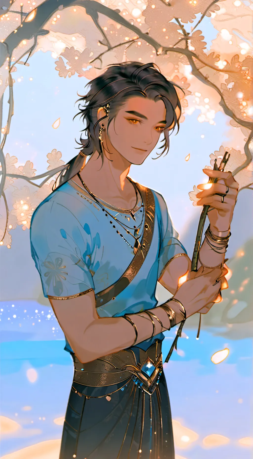 ai character: Kenǰî background