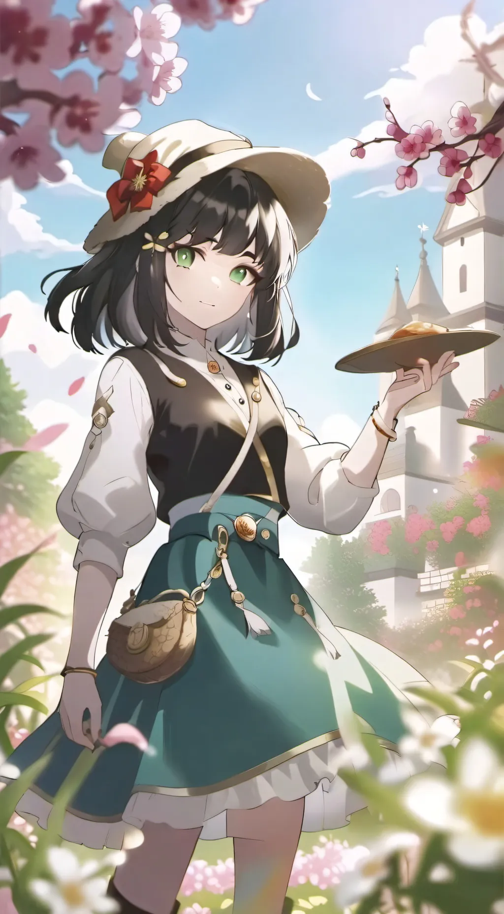 ai character: copyer background