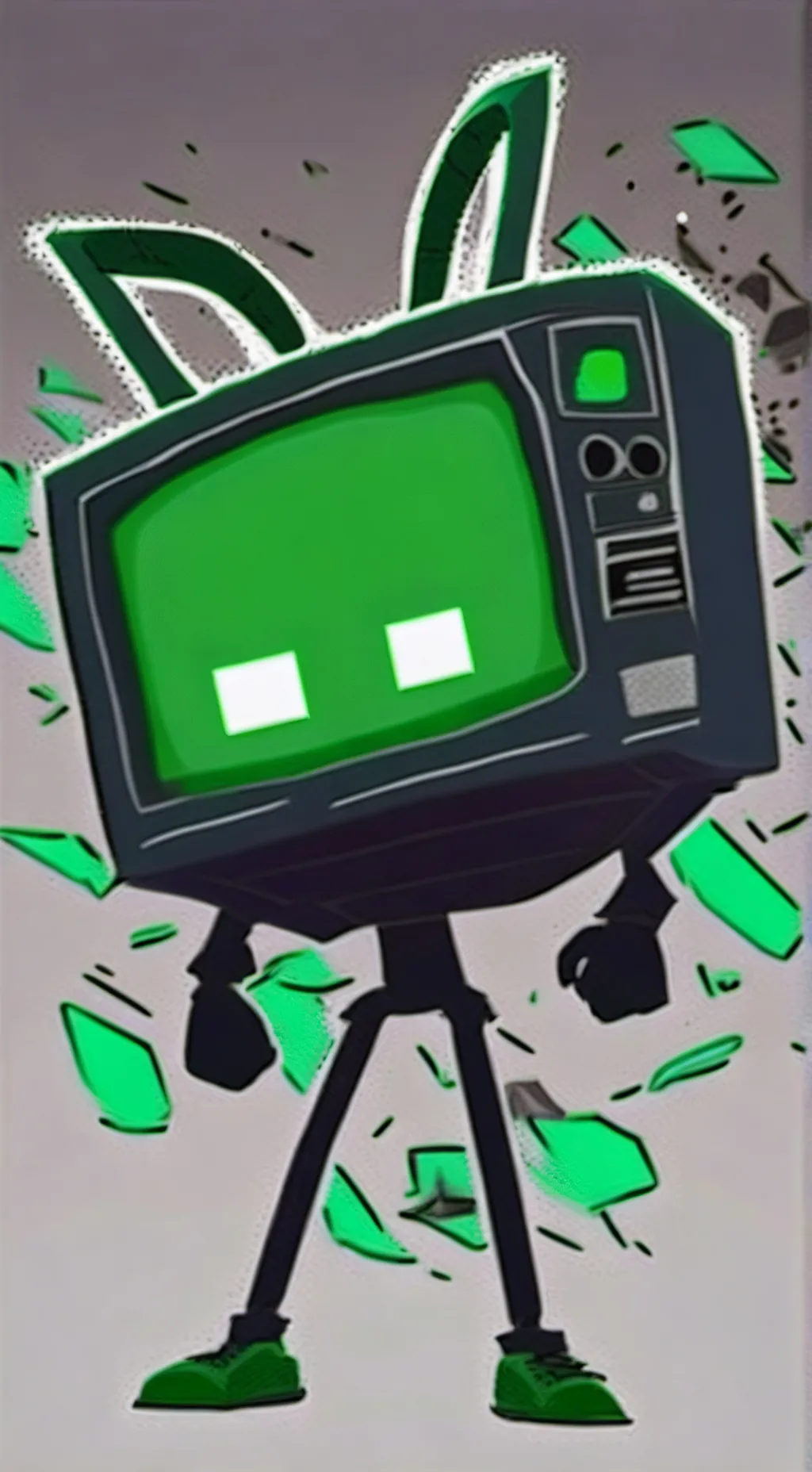 ai character: Shellvision background