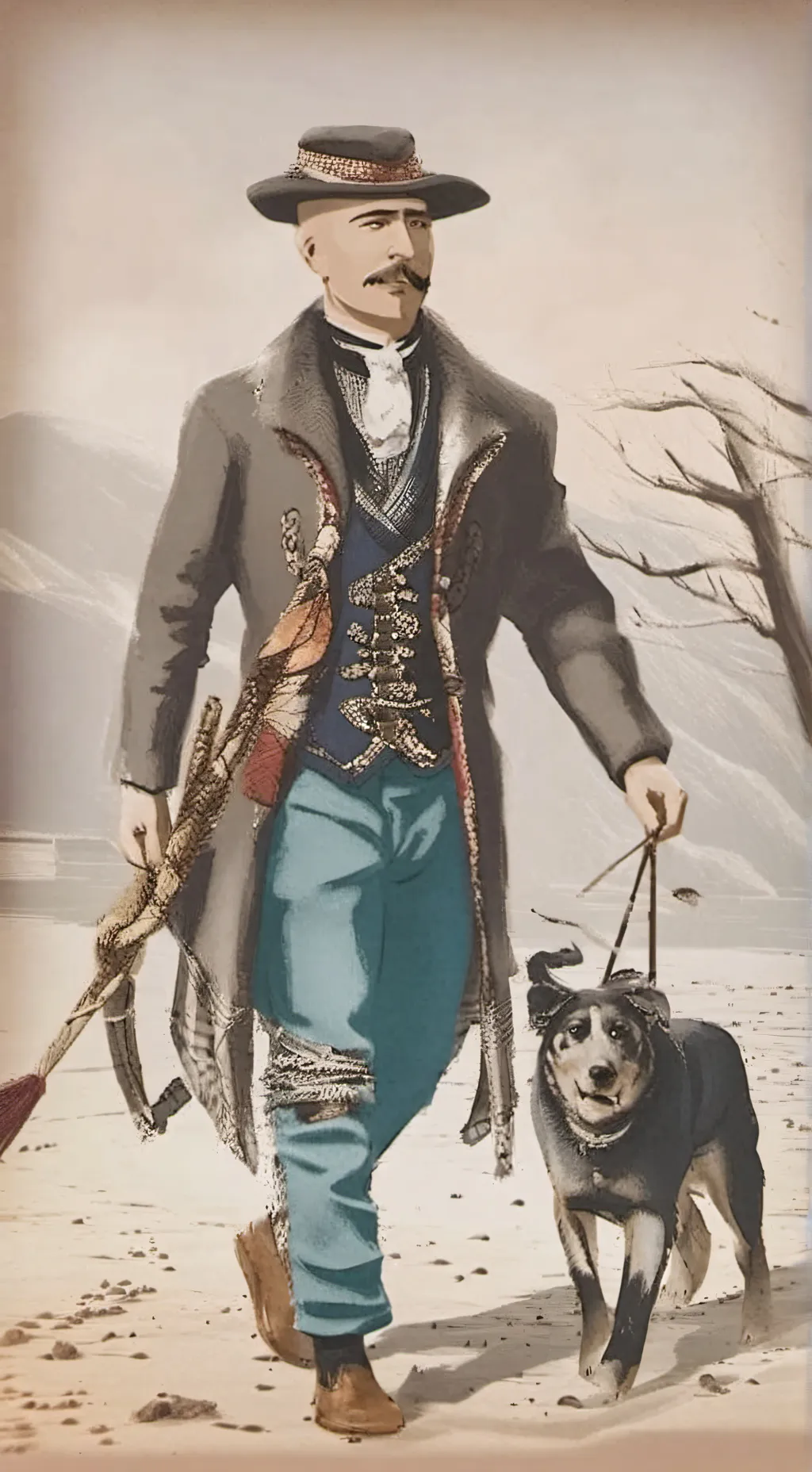 ai character: chillguy background