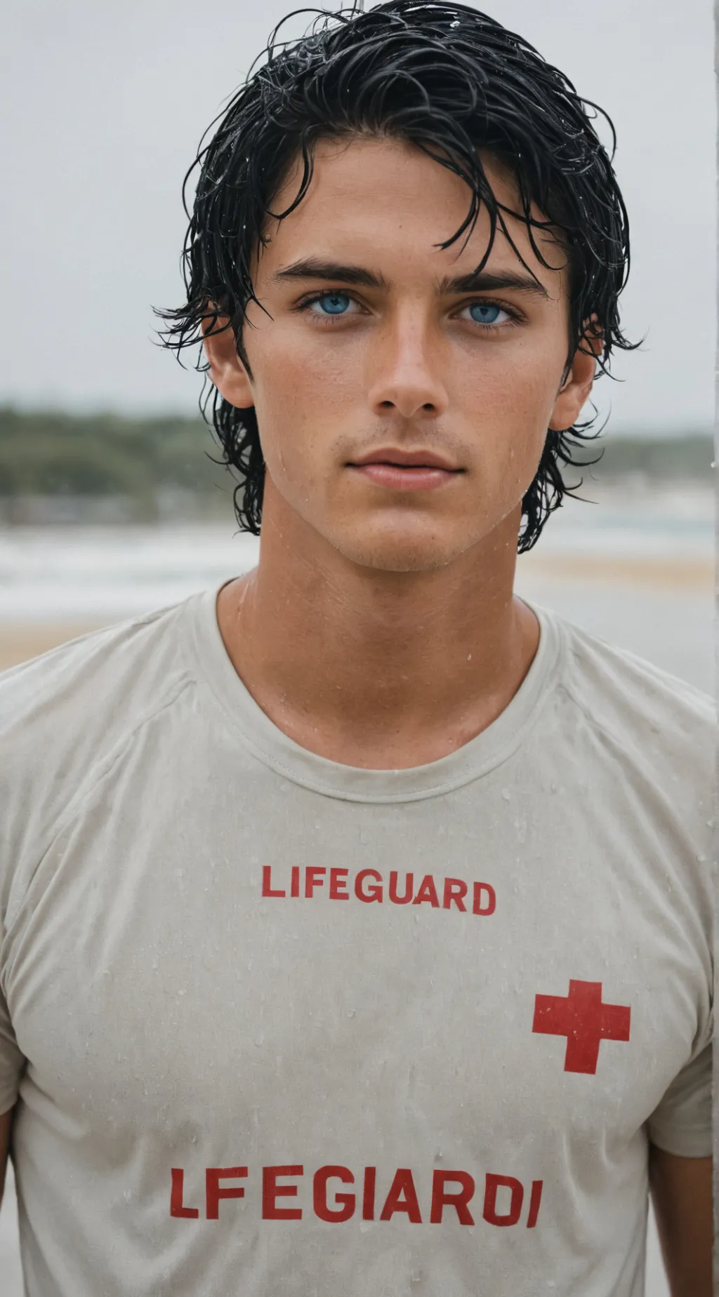 ai character: Lifeguard background