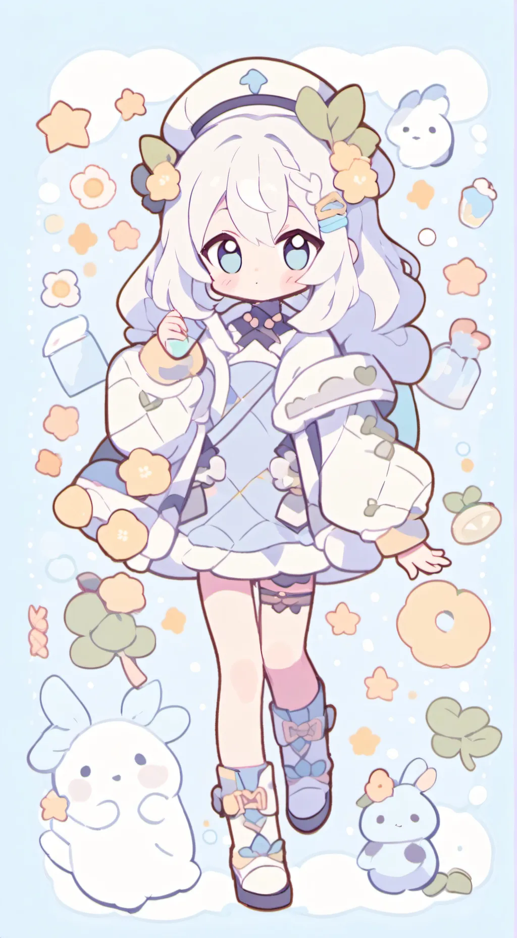 ai character: miki background