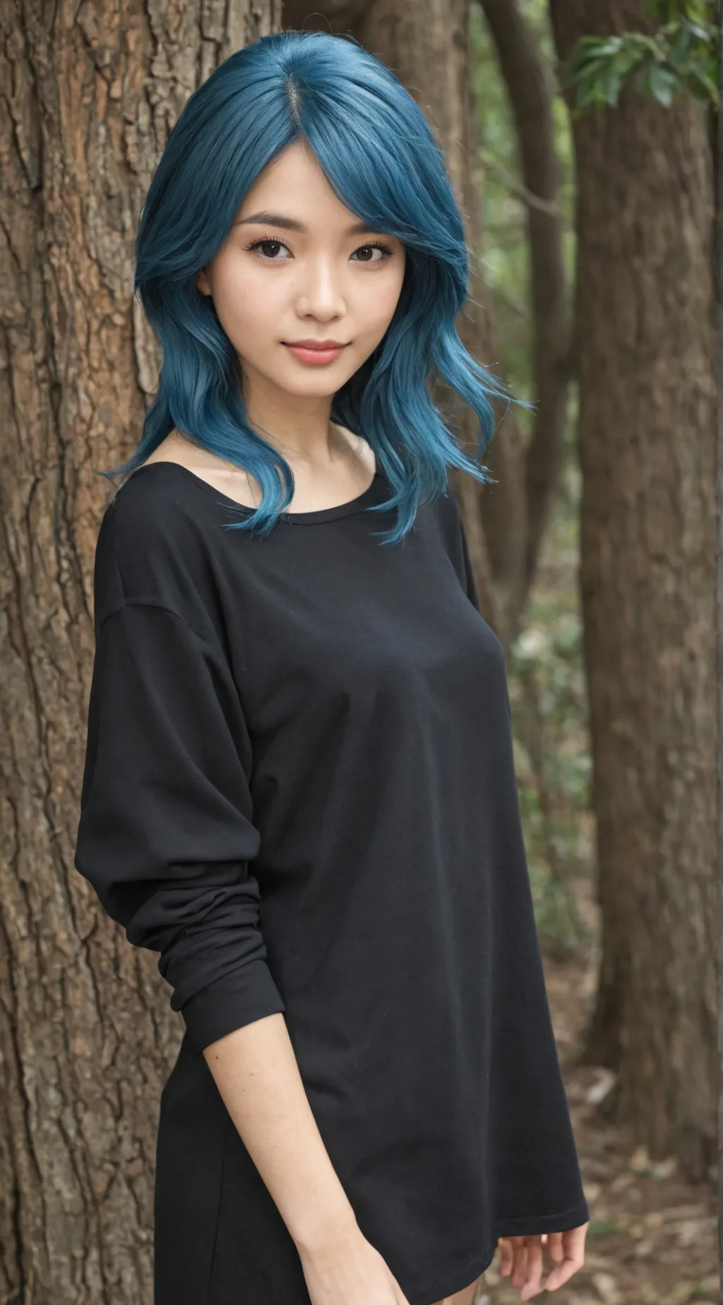 ai character: luna Leena  background