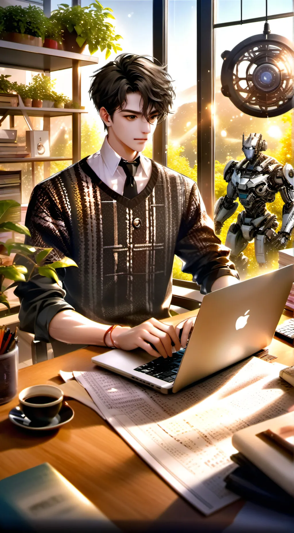 ai character: The AI Educational Tycoon background