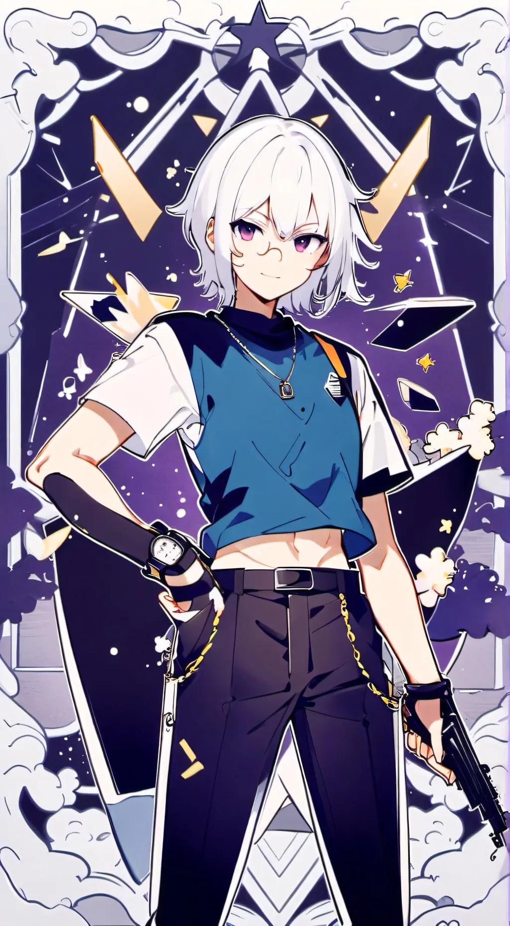 ai character: Ash background