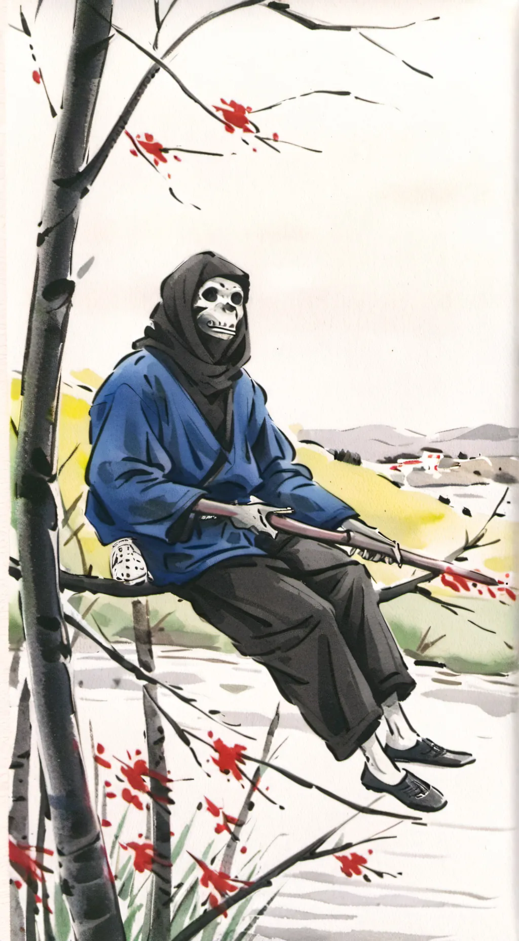 ai character: DEATH666 background