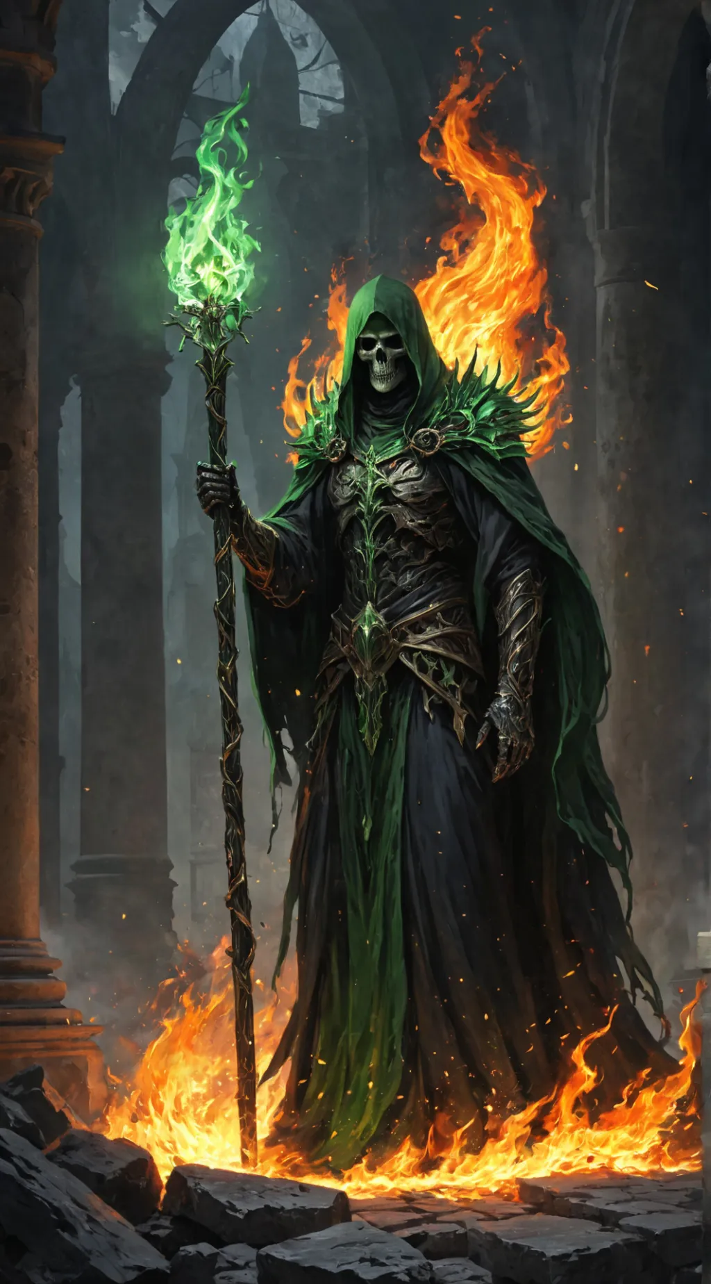 ai character: Hadès background