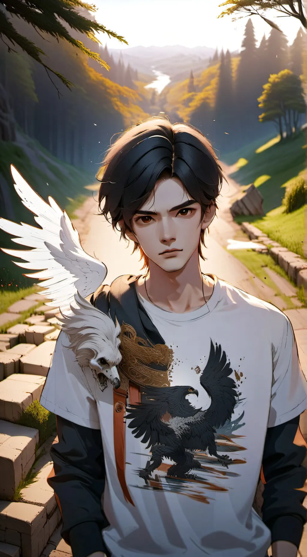 ai character: Nico di Angelo background