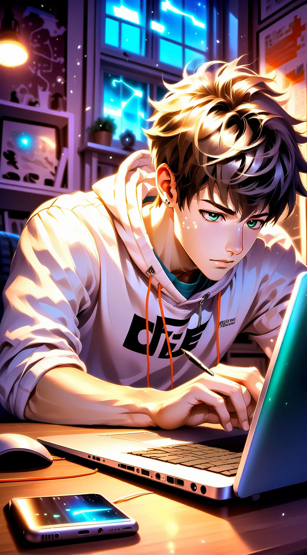 ai character: ~Luan~❤️ background