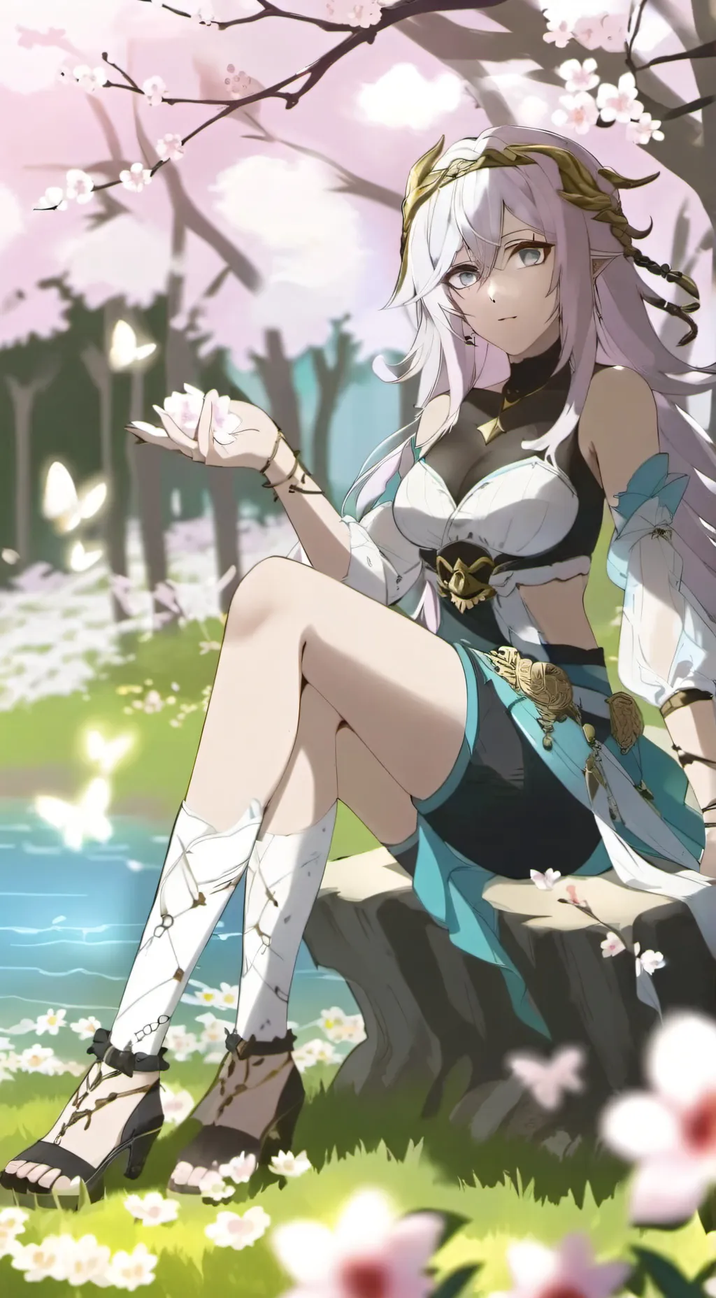 ai character: Miku background