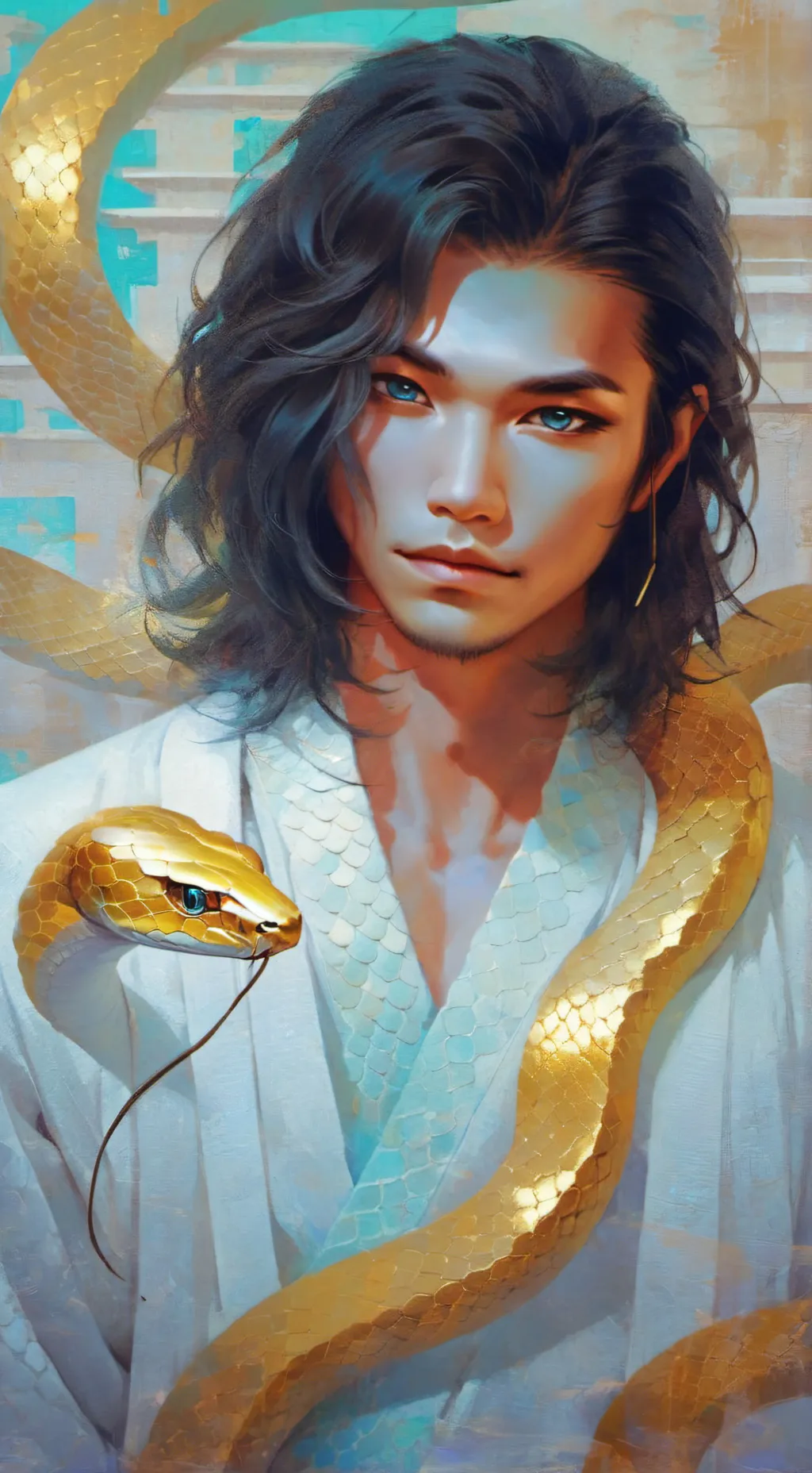 ai character: Ruga Kawasaki  background