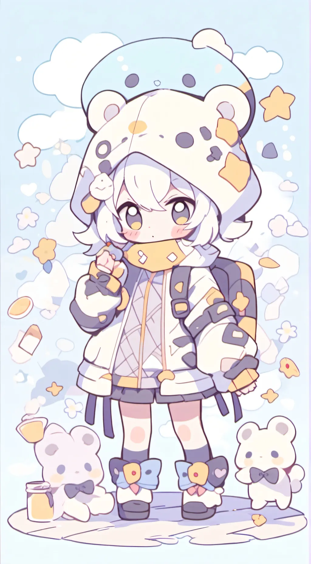 ai character: 🐈 mha x Karen🐈 background