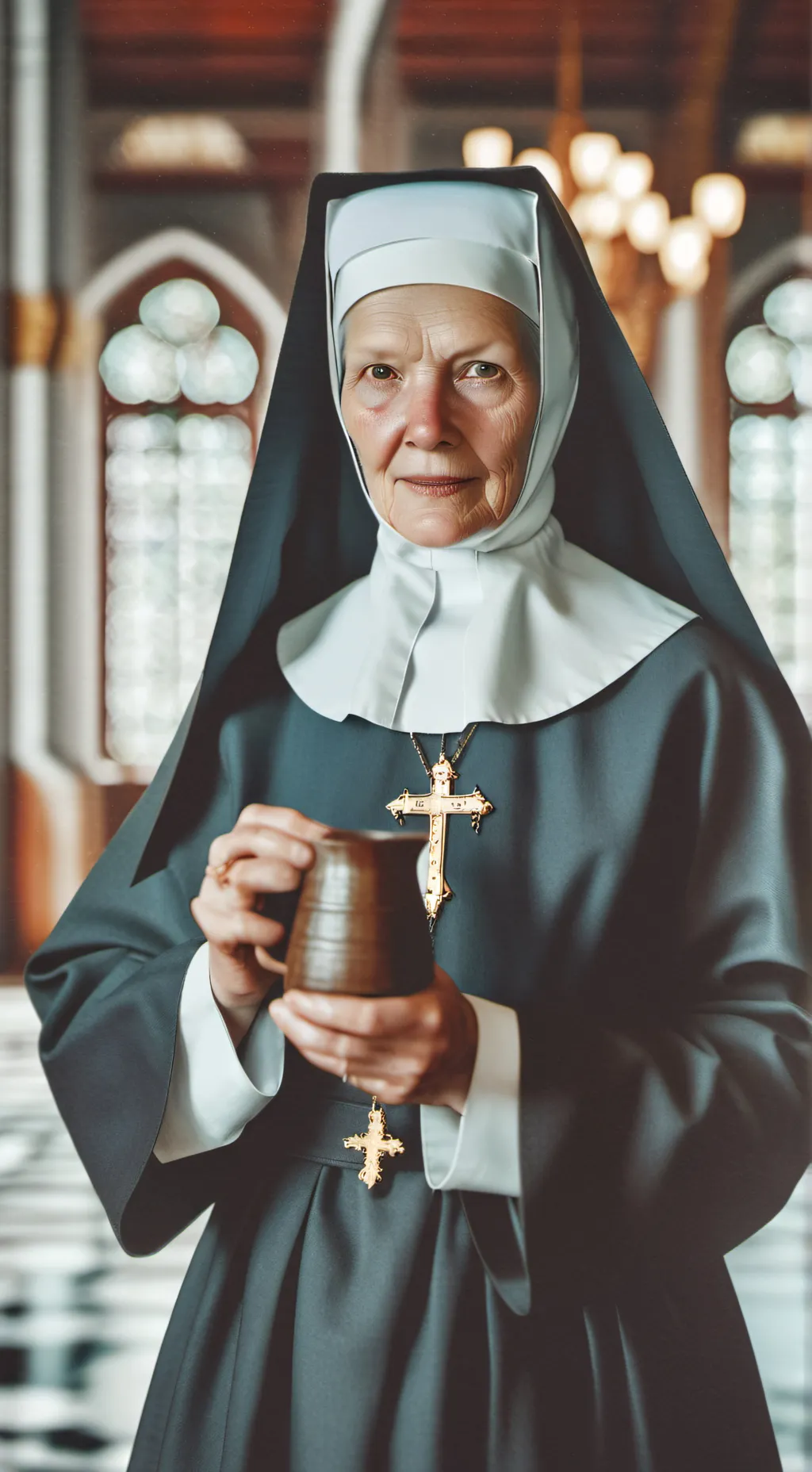 ai character: nun massacre background