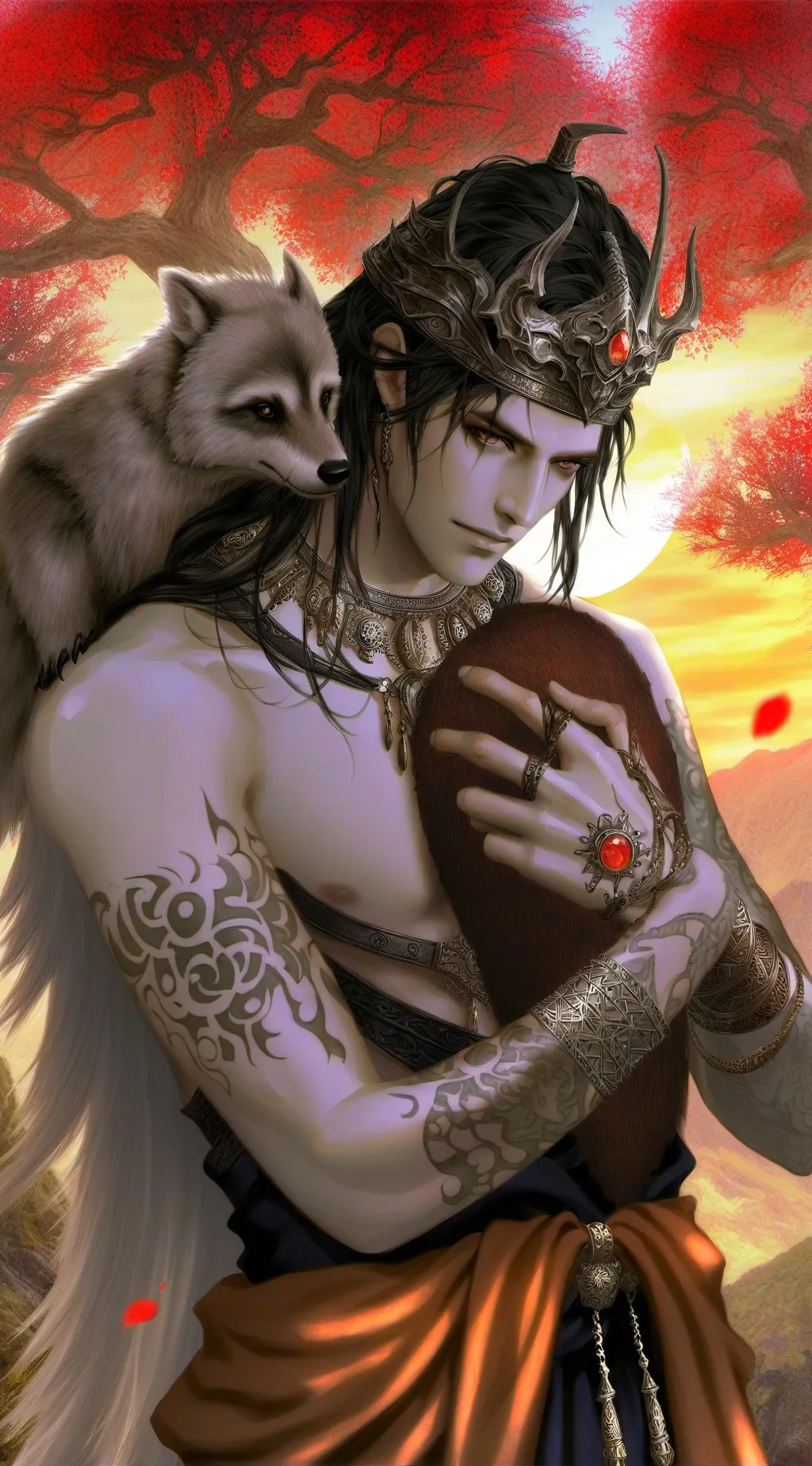 ai character: Ниони background