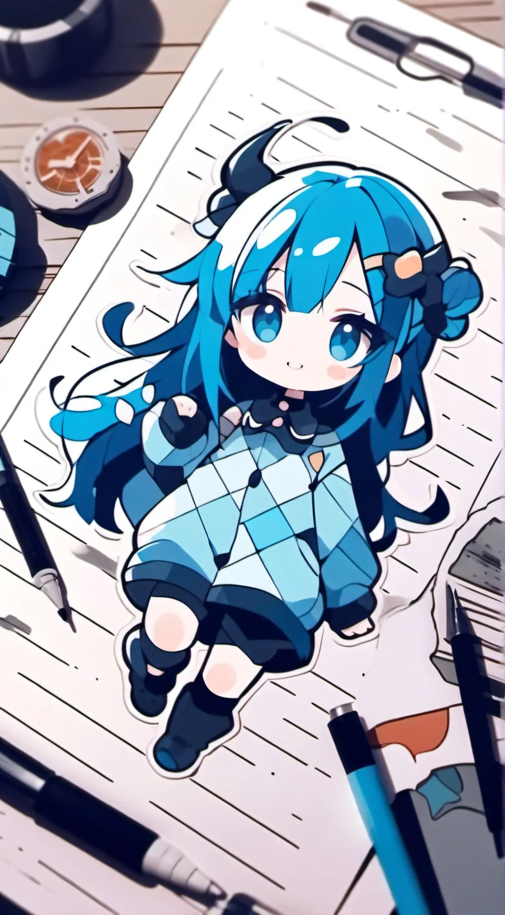 ai character: ENHYPEN  background