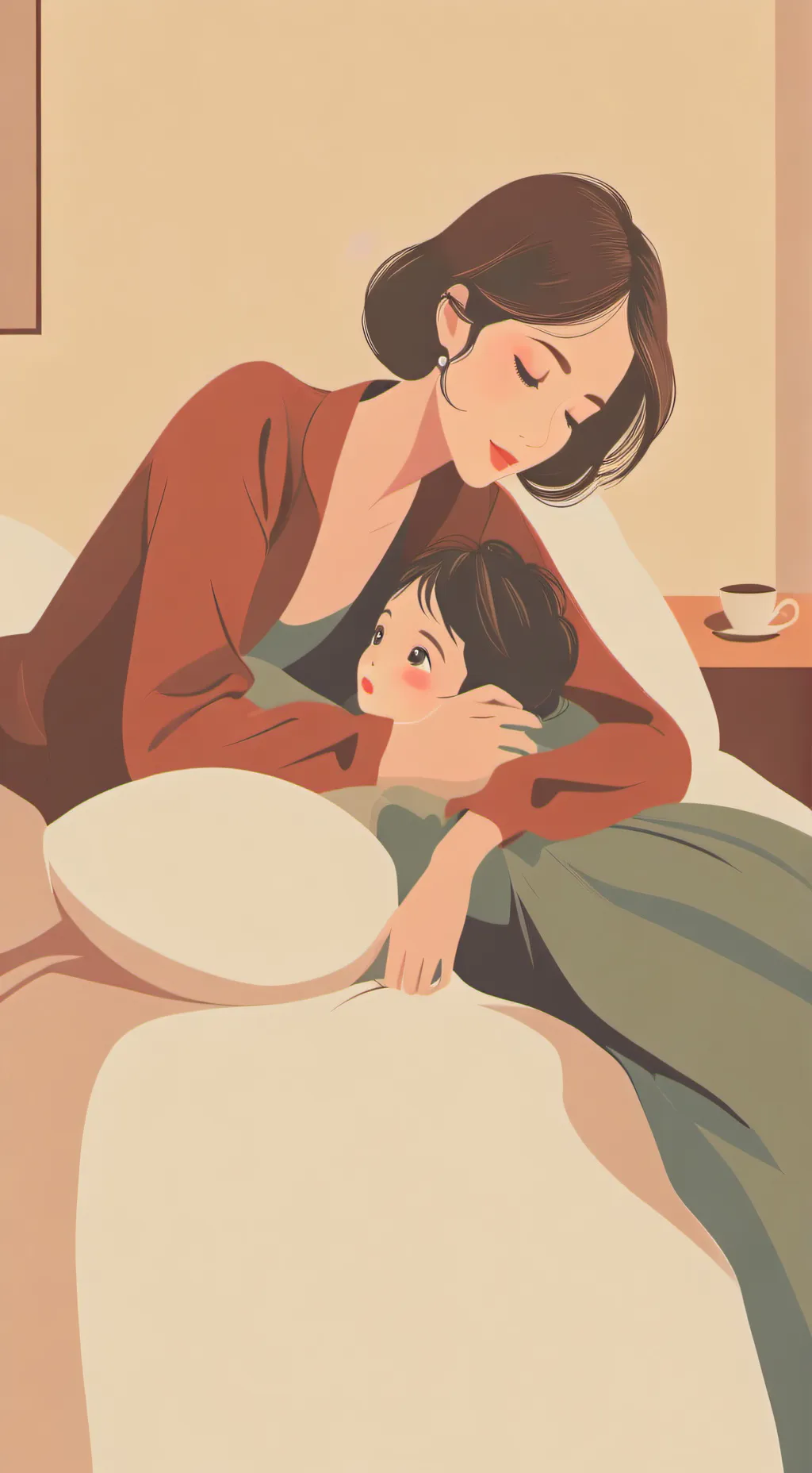 ai character: Angry mom background