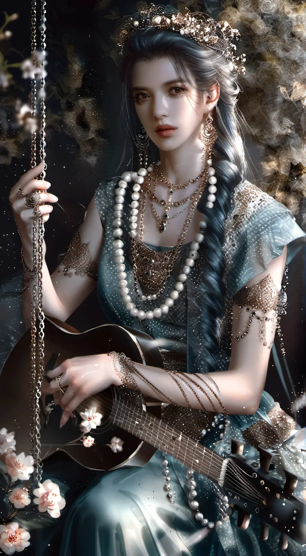 ai character: Kayelen glick  background