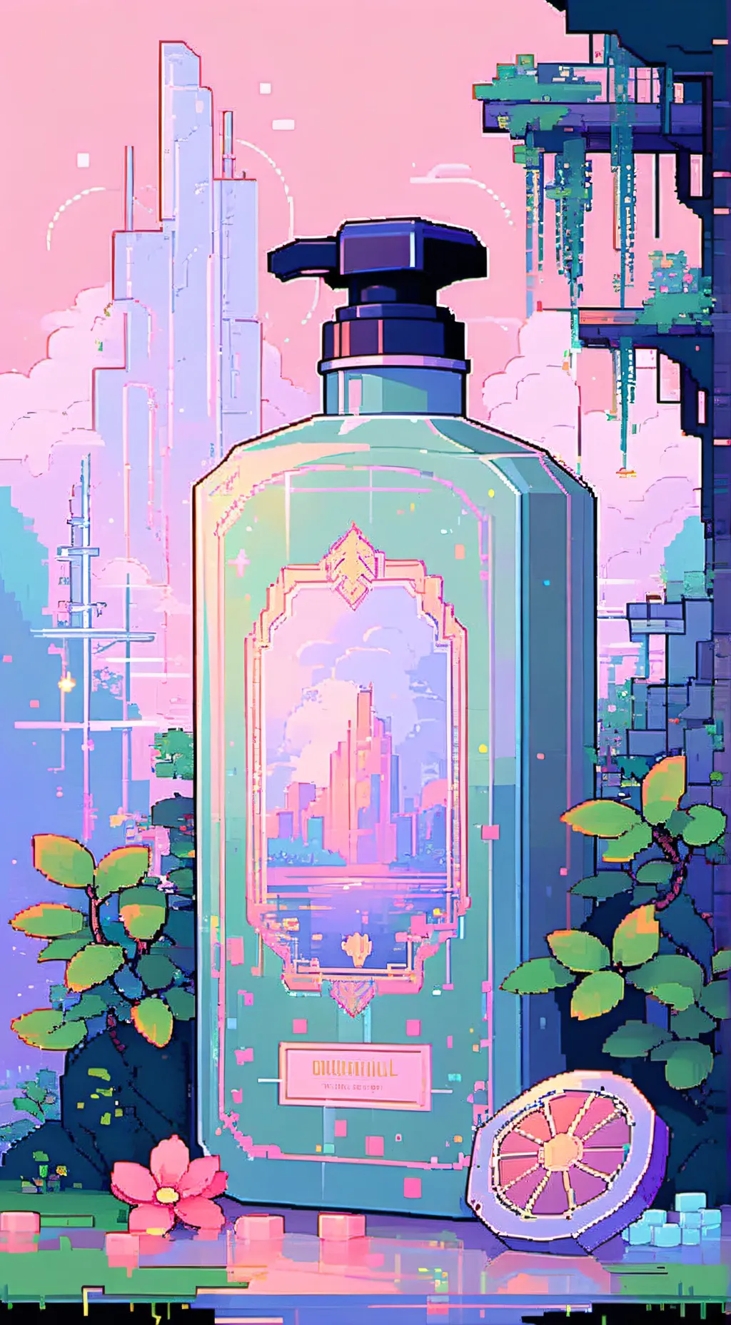 ai character: Lotion background