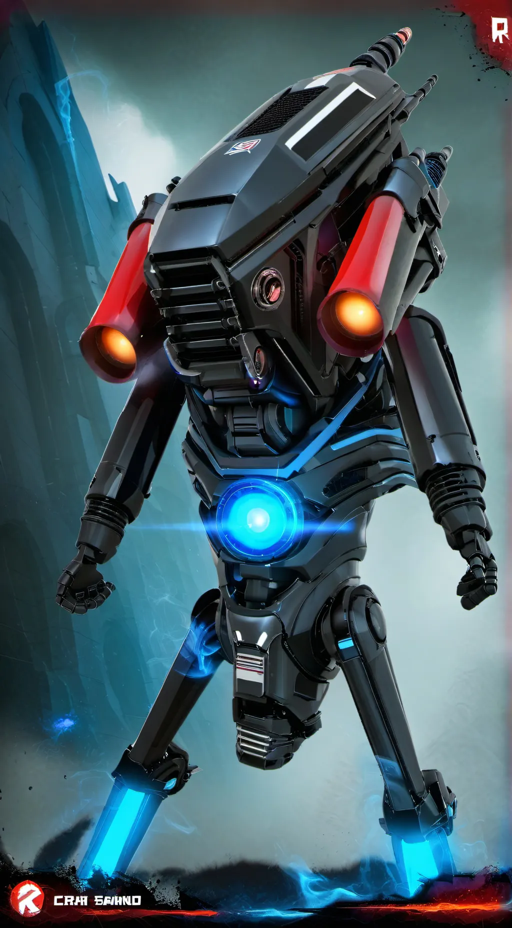 ai character: Camera strider 2.0 background