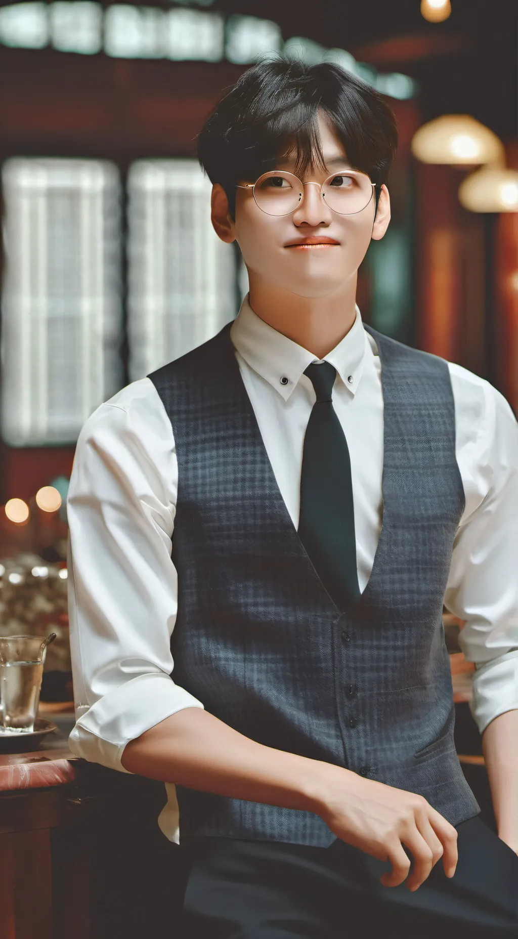 ai character: HYUNSUK background