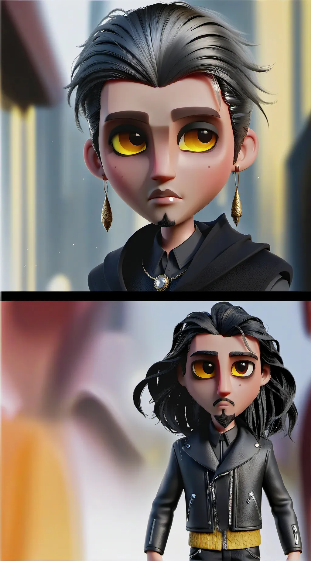 ai character: rnd x astro background