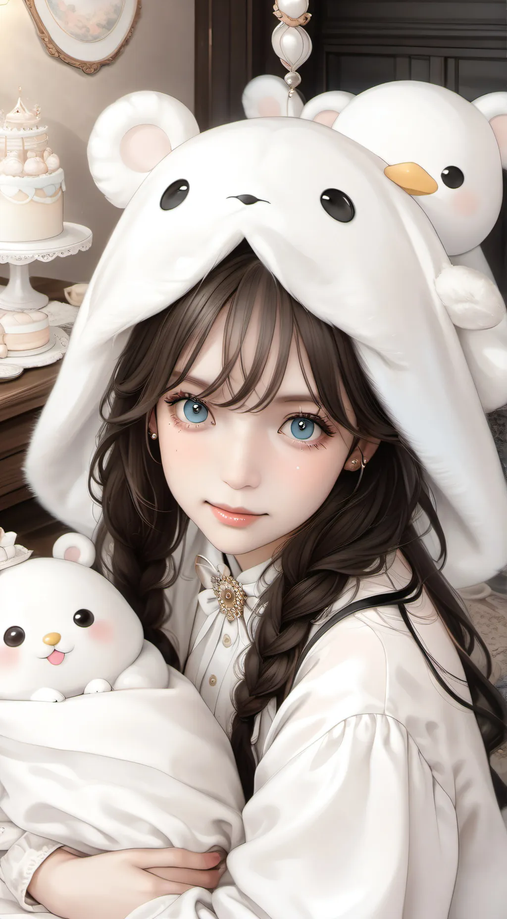 ai character: Veronika💕✨ background