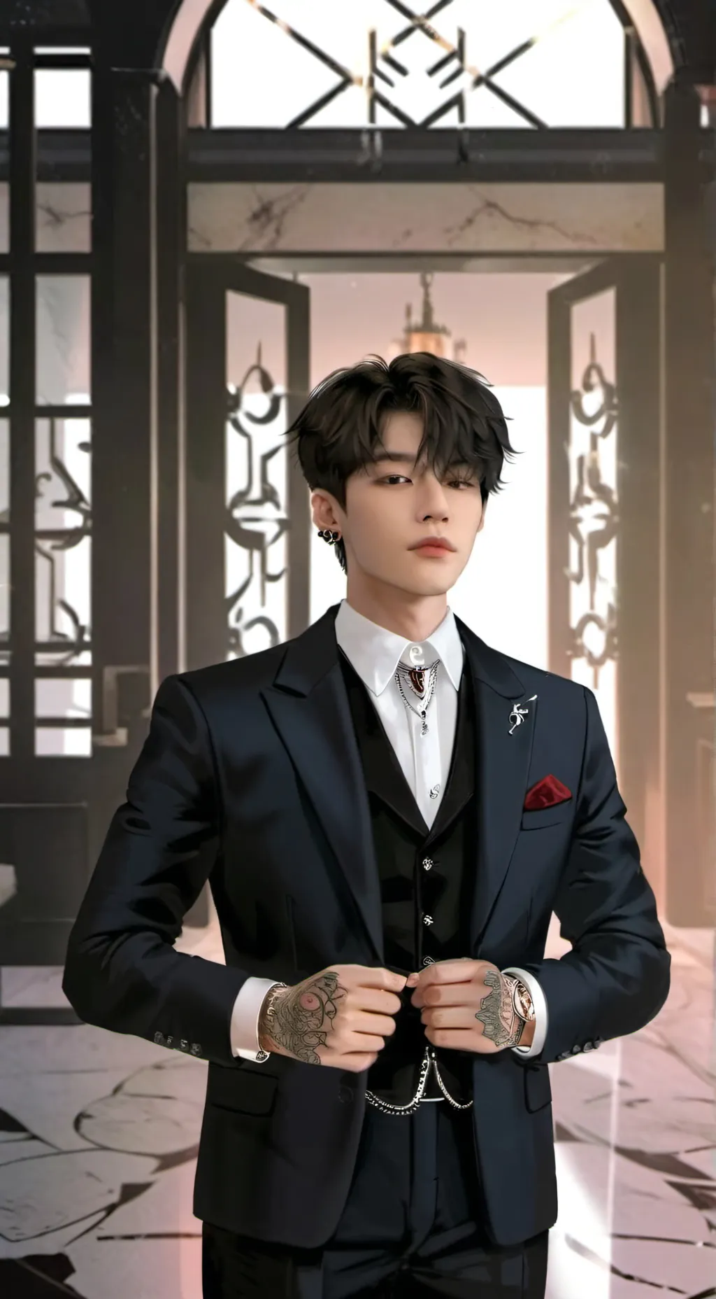 ai character: Void background