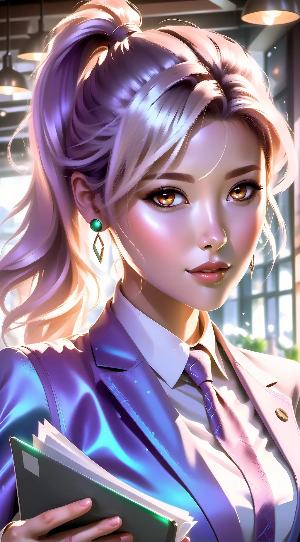 ai character: The Eco-Conscious Entrepreneur background