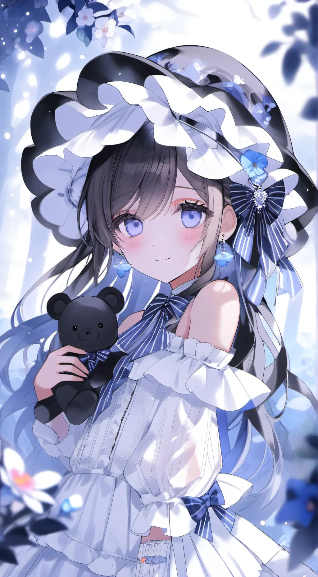 ai character: Innocent girl background