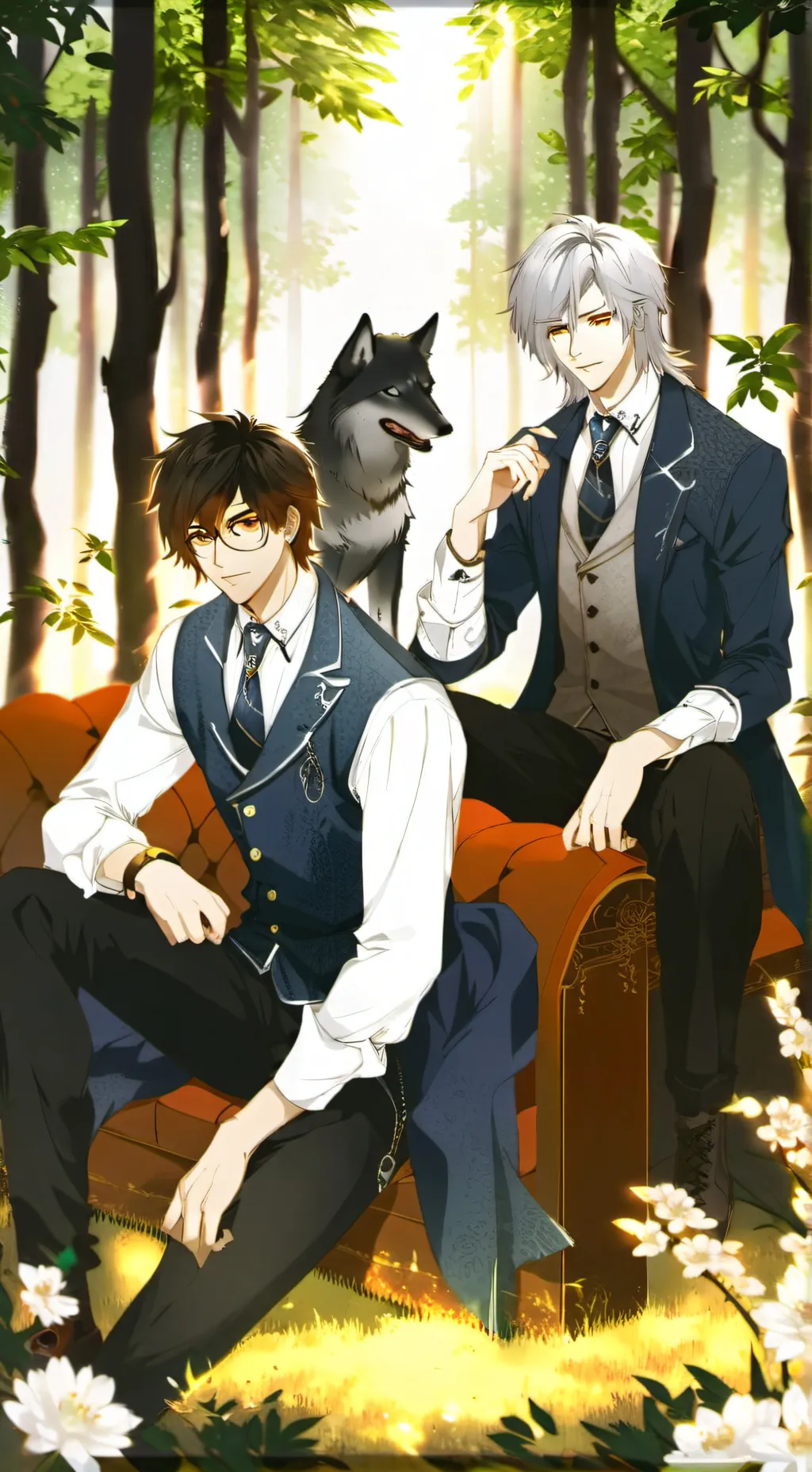 ai character: Alex and Josh background