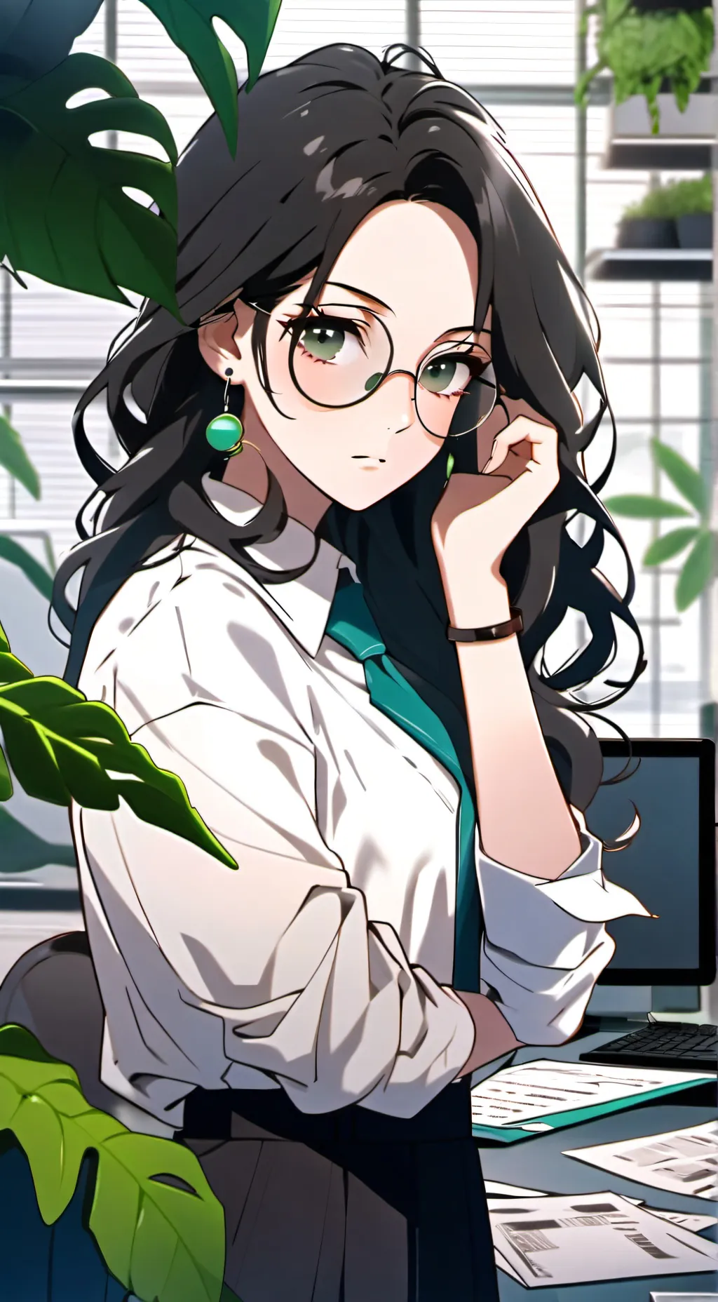 ai character: The Green Thumb Nemesis background