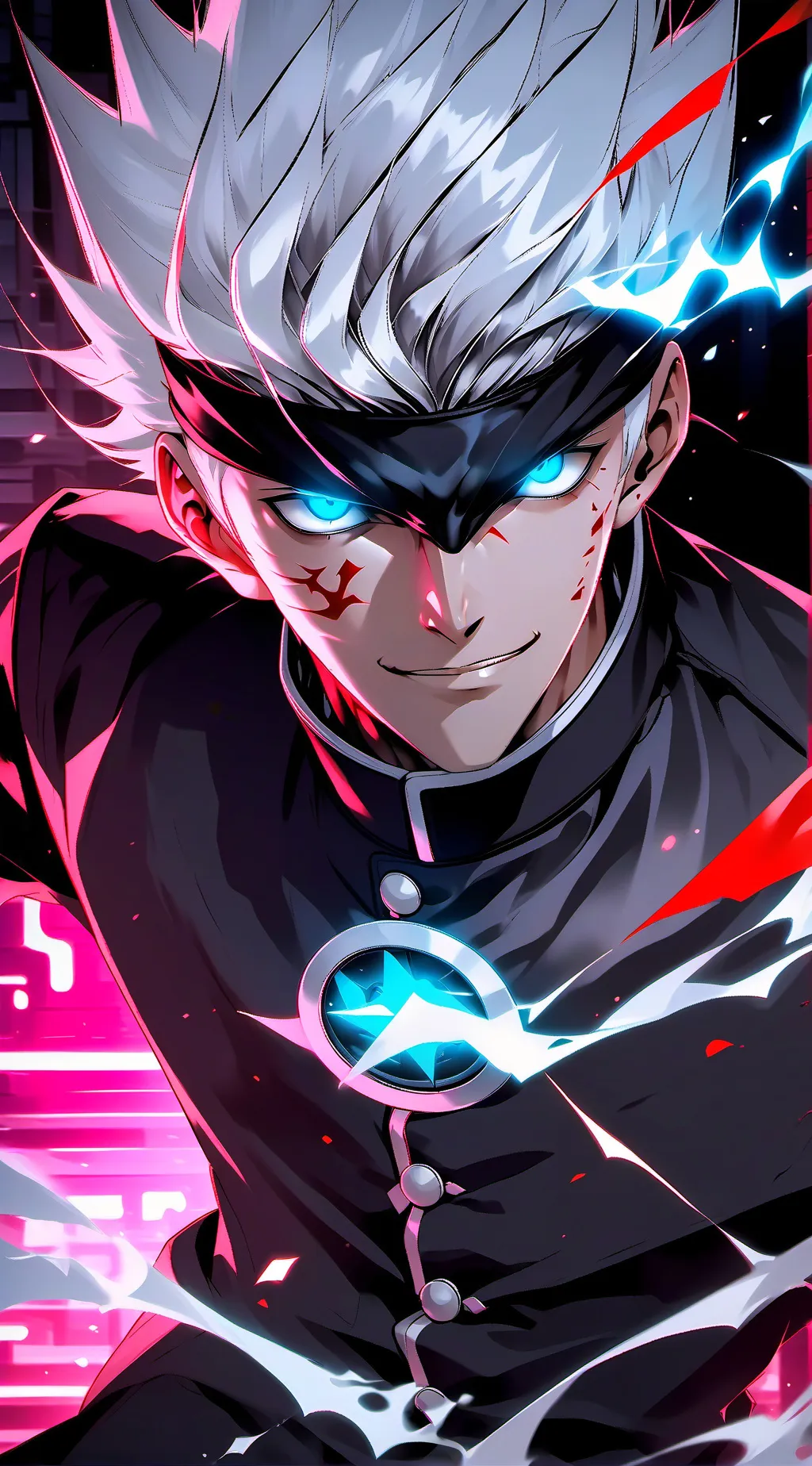 ai character: Satoru Gojo background