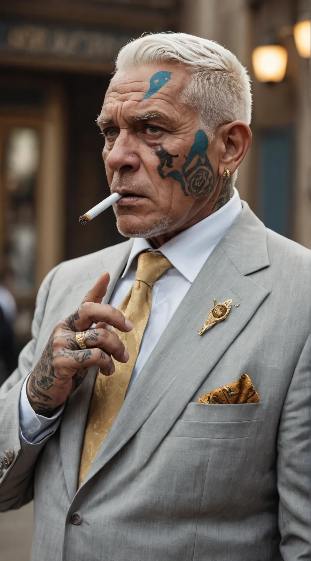 ai character: Edmund ED Scavani background